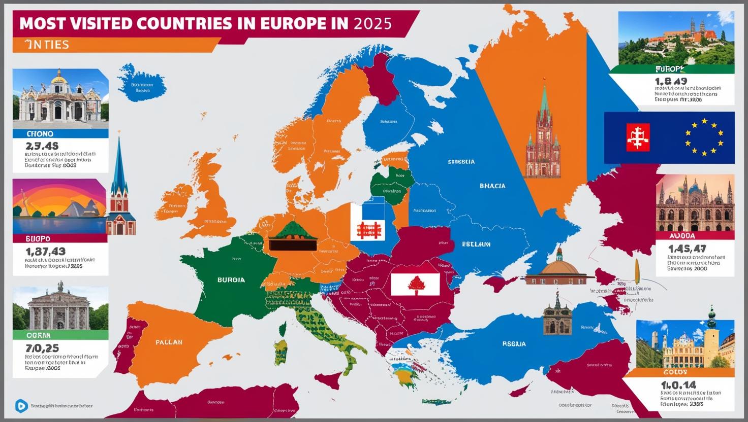 أكثر الدول سياحة في أوروبا 2025